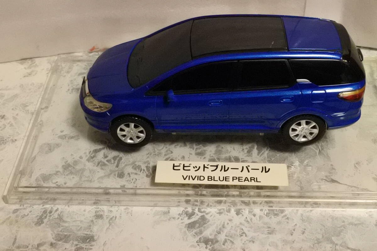 1/24 ホンダ　カラーサンプル　ミニカー　エアウェイブ　ビビッドブルーパール Amazon | 1/24 ミニカー エアウェイブ ビビッドブルーパール カラー